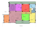 3 Bedroom Apartment with Office room in Larnaca Ermou Area