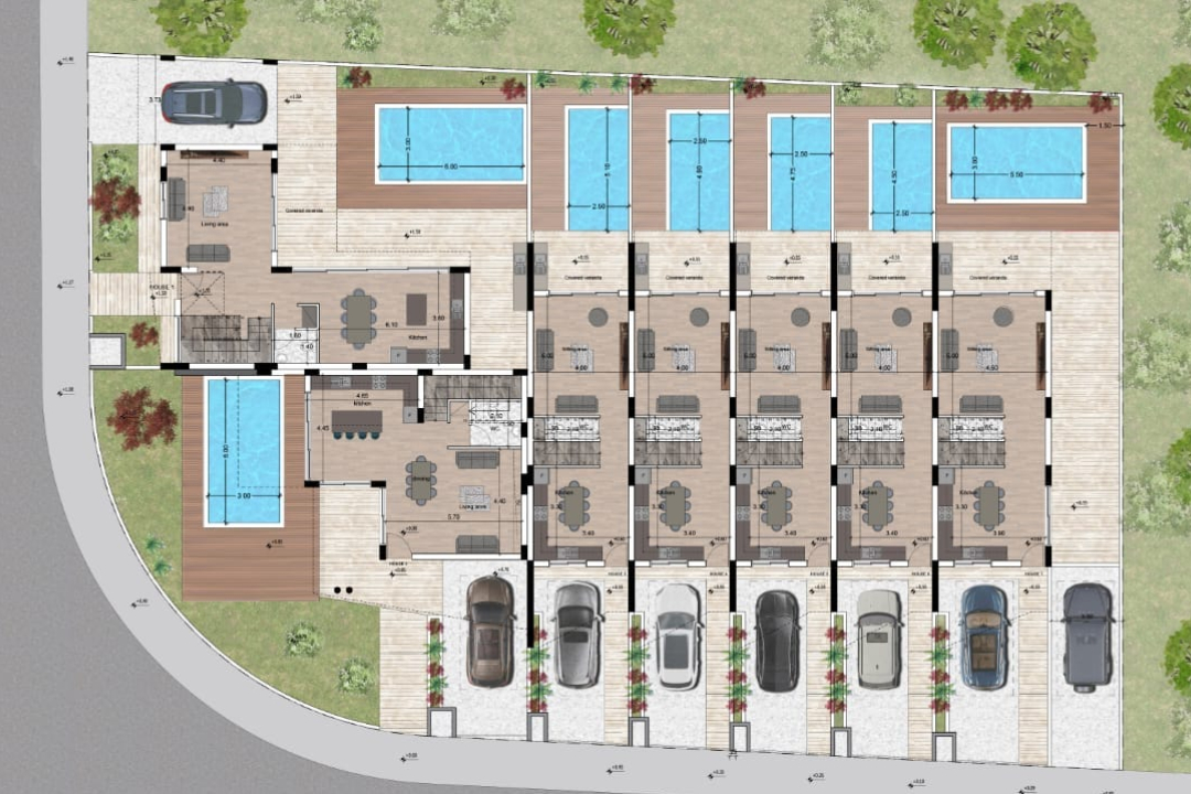 3 bedroom semi detached house in Aradippou Area