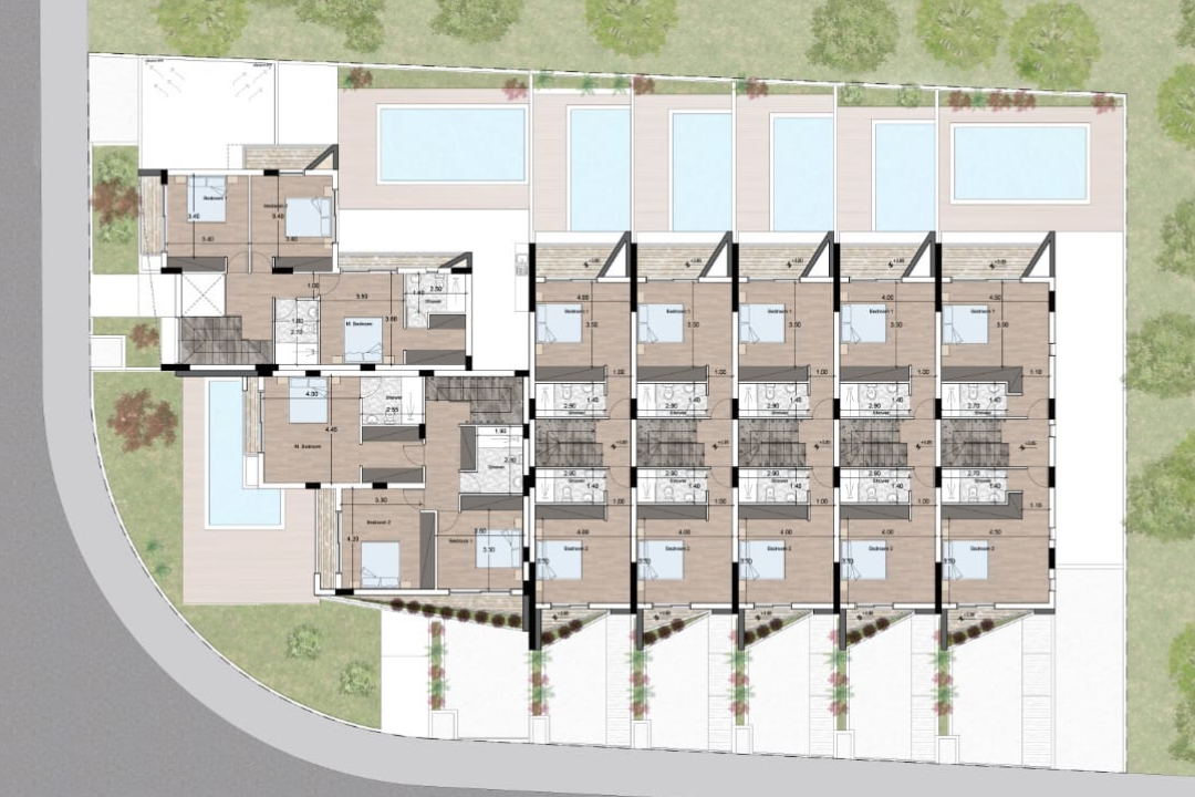 3 bedroom semi detached house in Aradippou Area